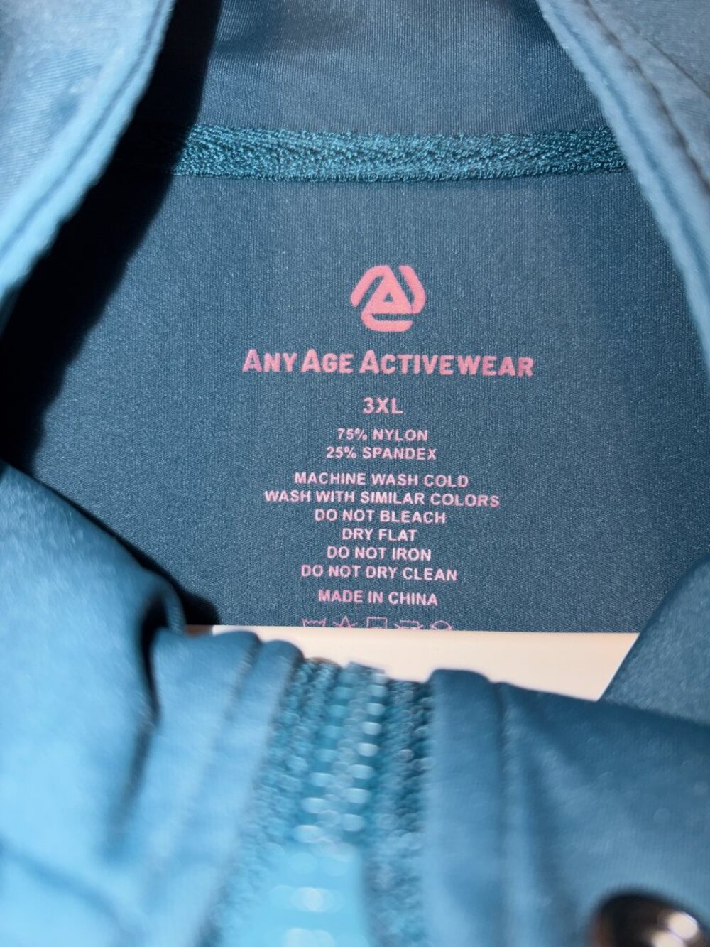 AnyAge Wear Madison Long Jacket, Size 3XL, in Sea Blend Blue - Picture 2 of 15